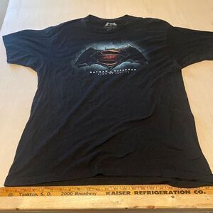Batman Vs Superman Dawn Of Justice T-shirt Black Men's Sz Xl